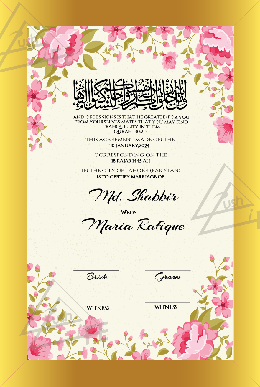 Nikkah Certificate-15