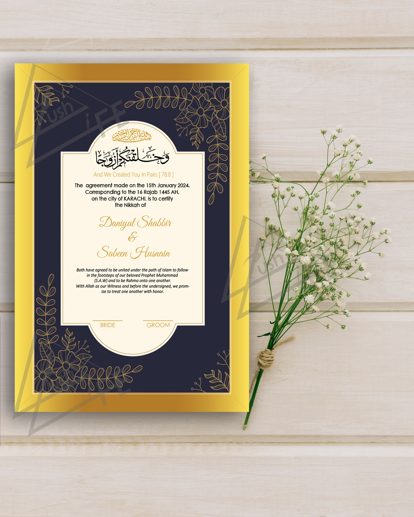 Nikkah Certificate-12